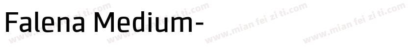 Falena Medium字体转换